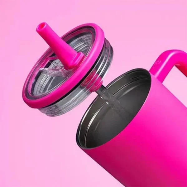 For Stanley Spill-proof Cup Cover 40oz Replaceable Environmental Protection Cup Cover Creative Spiral Straw Cover Cup Accessorie